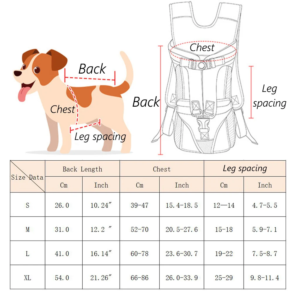 Newest Pet Carrying Bags for Small Medium Dogs Hiking Cycling Puppy Dog Cat Carrier Backpack Mascotas Supplies Trasportino Cane