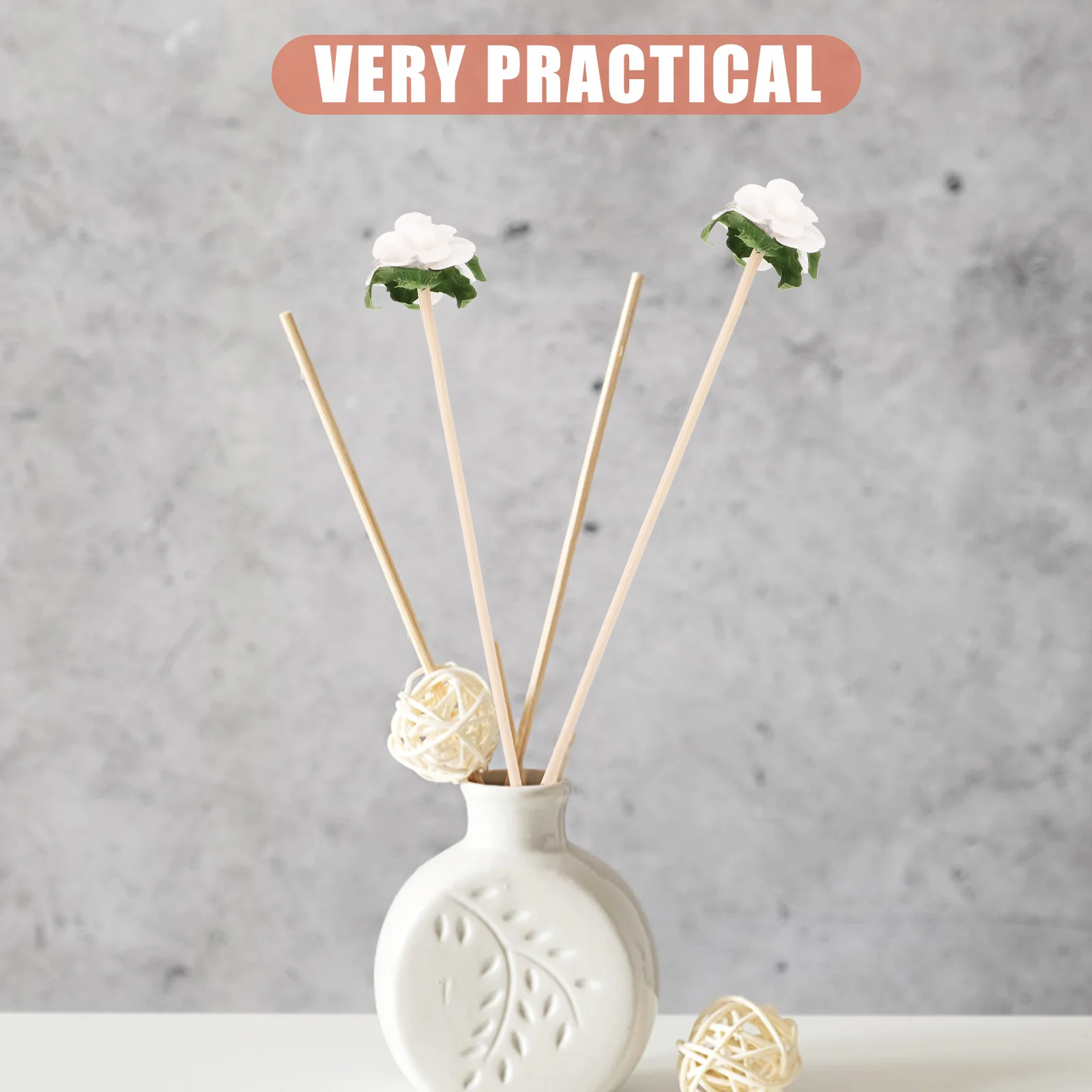 

10pcs Aroma Flower Stick Fireless Aroma Diffusers For Home Decor Living Room Bedroom Office Essential Oil Diffusing Sticks