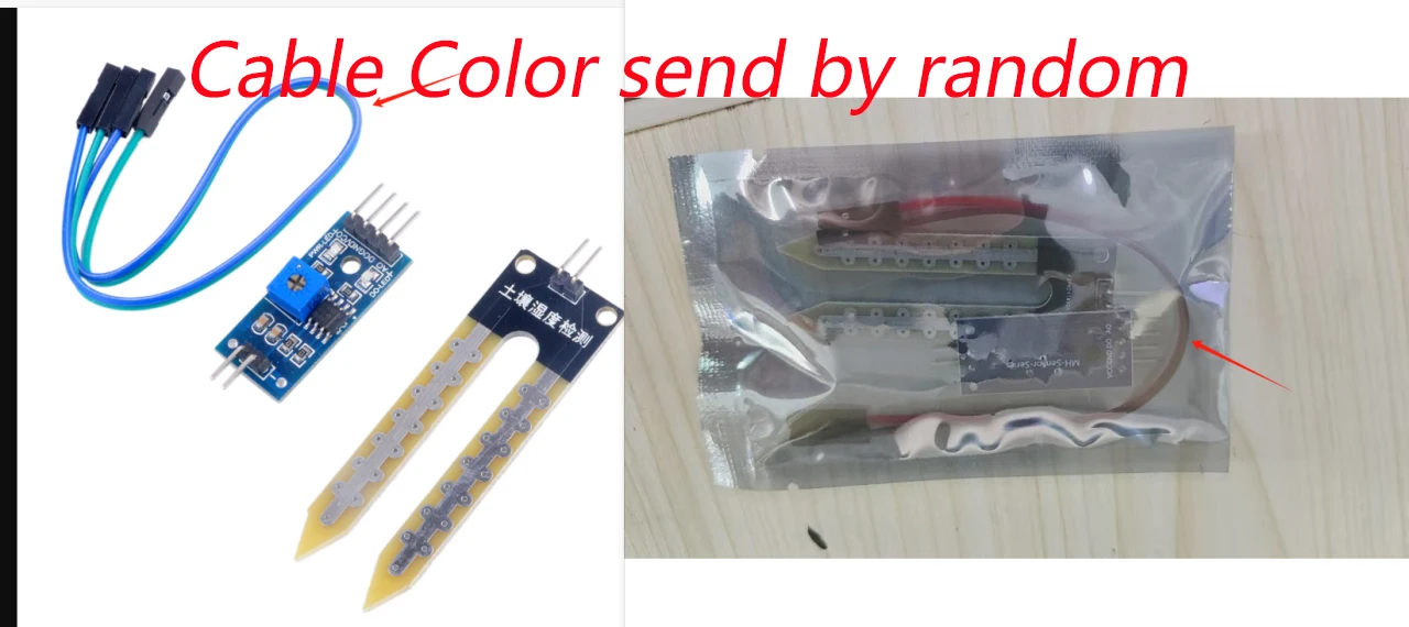 10 ピース/ロット土壌水分湿度計検出モジュール湿度センサー Arduino 開発ボード DIY ロボットスマートカー