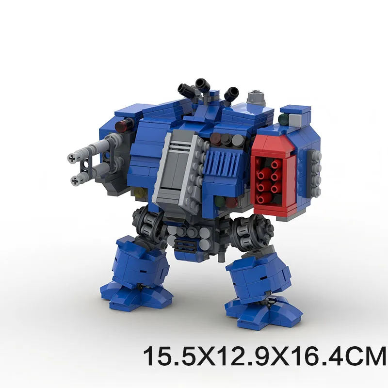 

MOC Game Warriors Fearless Mech 2 Building Block Model Interstellar Adventure Assemble Brick Toy as a Birthday Gift for Players