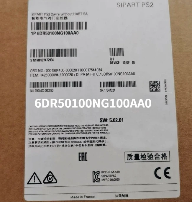 

6DR50100NG100AA0 1PCS Brand New 6DR5010-0NG10-0AA0 Fast shipment