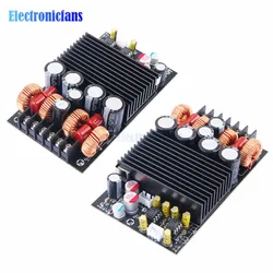 DC19-50V 300W+300W Amplifier Module TPA3255 Chip 2.0 Channel with Treble and Bass Adjustment