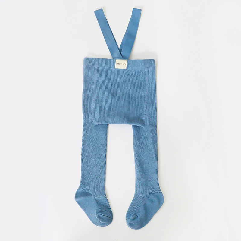 Collants à Pieds Mignons avec Bretelles pour Bébé Fille, Salopette Commandée, Bas betantile, Leggings en Tricot