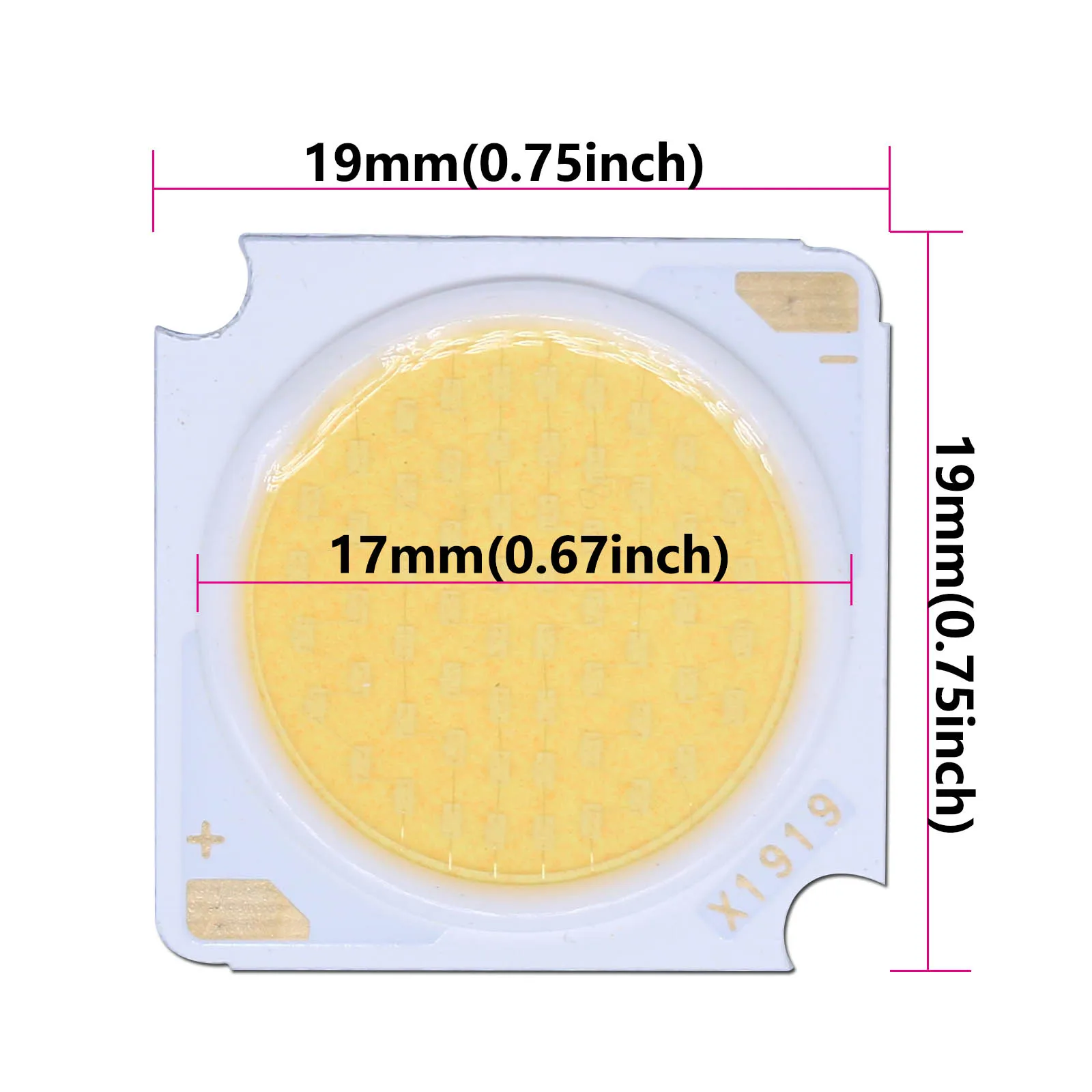 LED COB Chips 30w bridgelux beads 1917mm DC30-33V RA90 Prey Accessory diode super Power for spotlighting panel lights lamp white