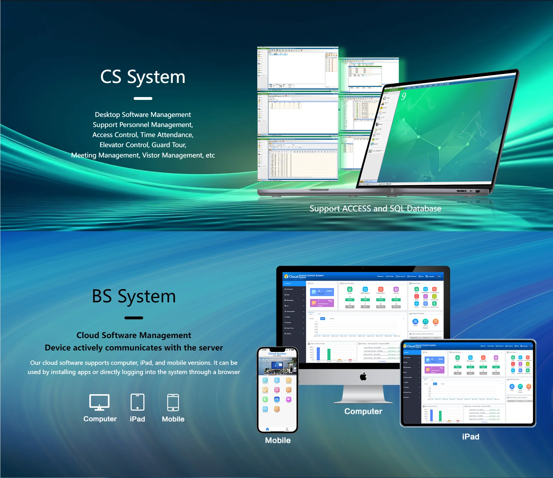TCP/IP WIFI التعرف على الوجه التحكم في الوصول وخزانة الحضور والوقت مع قارئ بصمات الأصابع 4G الاختياري للرؤية الليلية الاتصال الداخلي