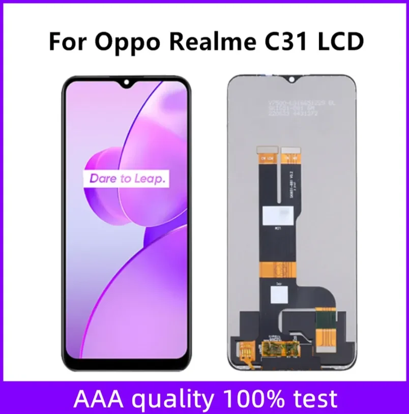 

6.5'' New For Oppo Realme C31 LCD RMX3501 Touch Screen Digitizer Assembly ReplacementSensor Display Replace