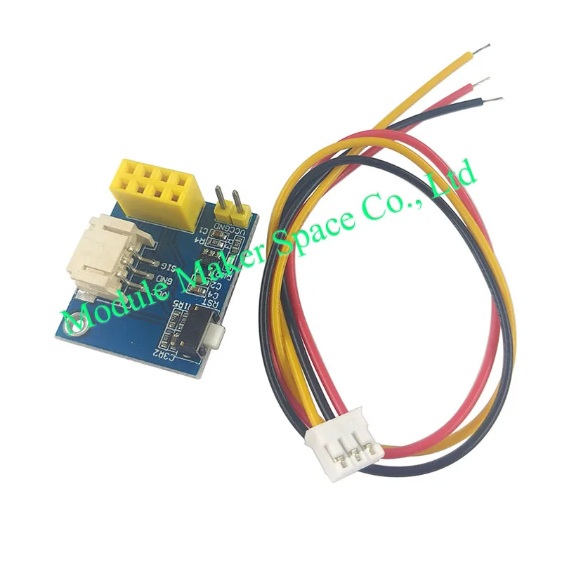 ESP8266 ESP-01 ESP-01S RGB LED Controller Module for Arduino IDE WS2812 WS2812B 16 Bits Light Ring Smart Electronic DIY