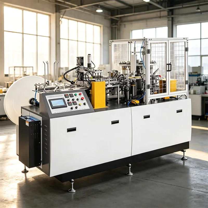 Wholesale Price High Speed Paper Cup Manufacturing Machine for 3-16 oz Single Wall Cups with Auto Collection