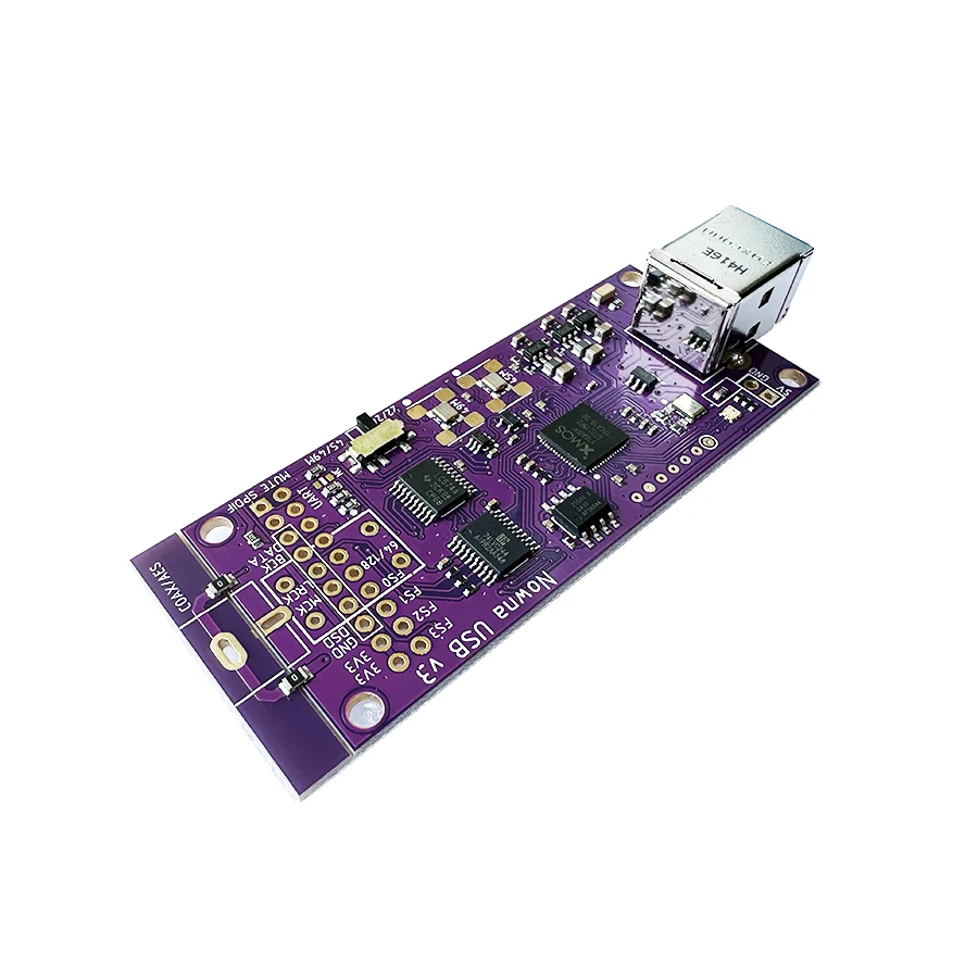 XMOS XU316 อินเทอร์เฟซเสียงดิจิตอล USB IIS และเอาต์พุตโคแอกเซียลรองรับ MQA 384K