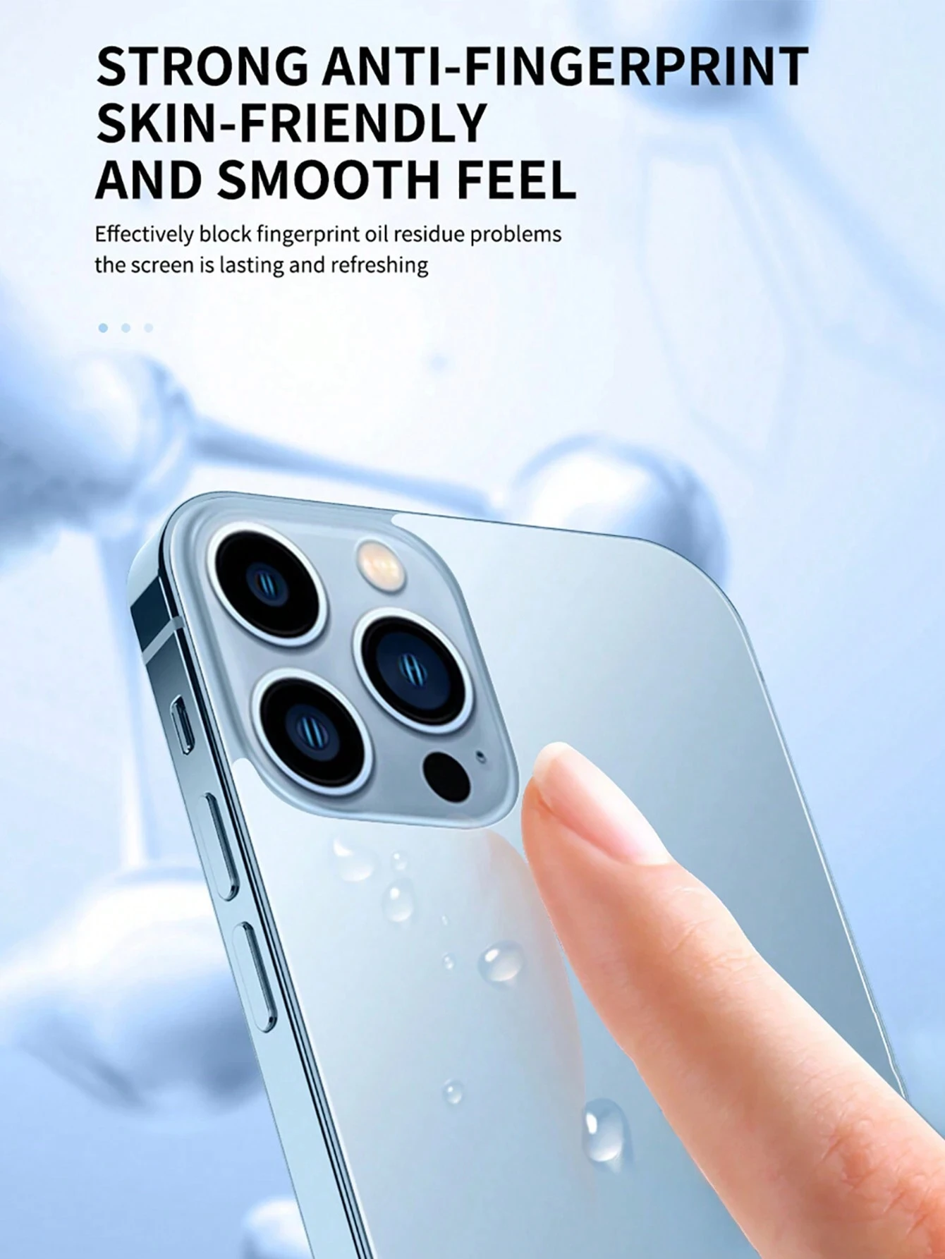 NNBILI 5PCS Zurück Bildschirm Gehärtetes Glas Für iPhone 16 15 12 14 13 11 Pro Max 16e 12 13 mini Handys Hinten Screen Protector Filme – Detail 2