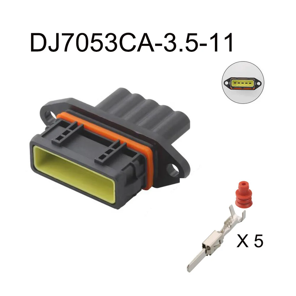 Imagem -02 - Conector Impermeável Automático com Selo Terminal Plugue Automotivo Soquete Masculino da Família 2821931 Pin 100set