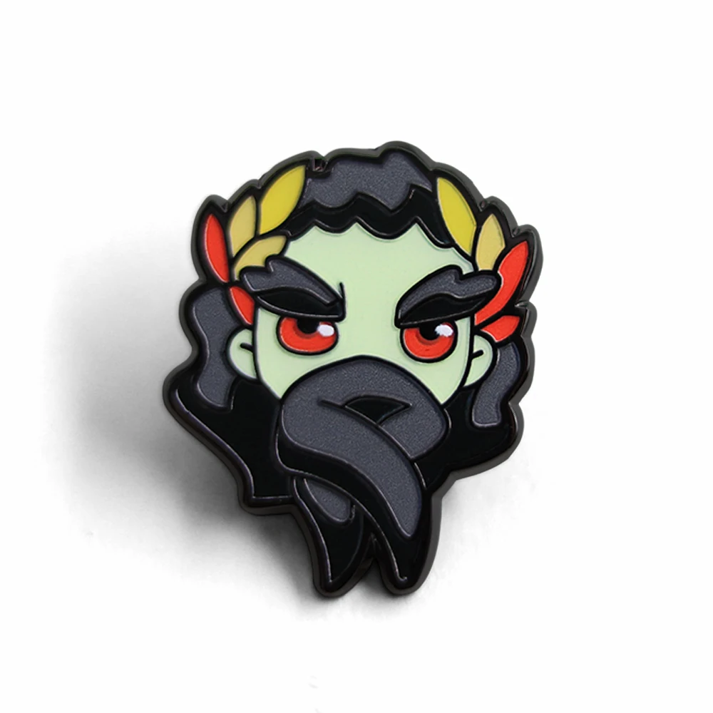 Hades Metal Brooch Fangamer Action Role-playing Game Character Enamel Pins Cartoon Classic Style Lapel Pin Collar Jewelry Badge