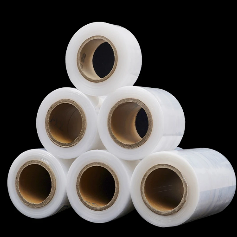 450m/Roll White PE Industrial Fresh-Keeping Film Dustproof Stretch Film Garden Plant Grafting Membrane Cable Winding Films