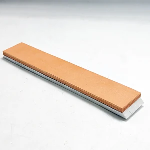 Schärfesschärfen von Spitzenmesser Leder Strop Stein, 4 mm dick, 25 mm, Aluminiumlegierung, in Weiß, 15g komponiert 8 Hauptverkäufe Strop Leder - №5