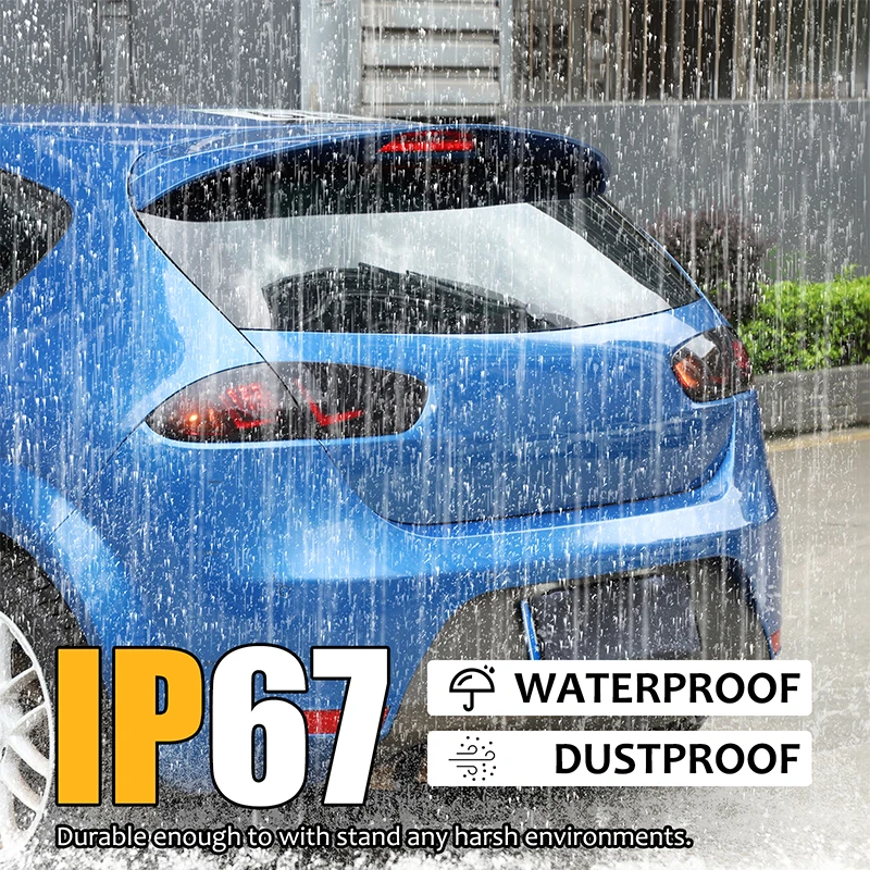 ل سيات ليون 2008-2012 ABS الأسود سيارة الذيل ضوء مصباح إشارة بدوره إشارة واقية اكسسوارات الديكور الخارجي للسيارة #5