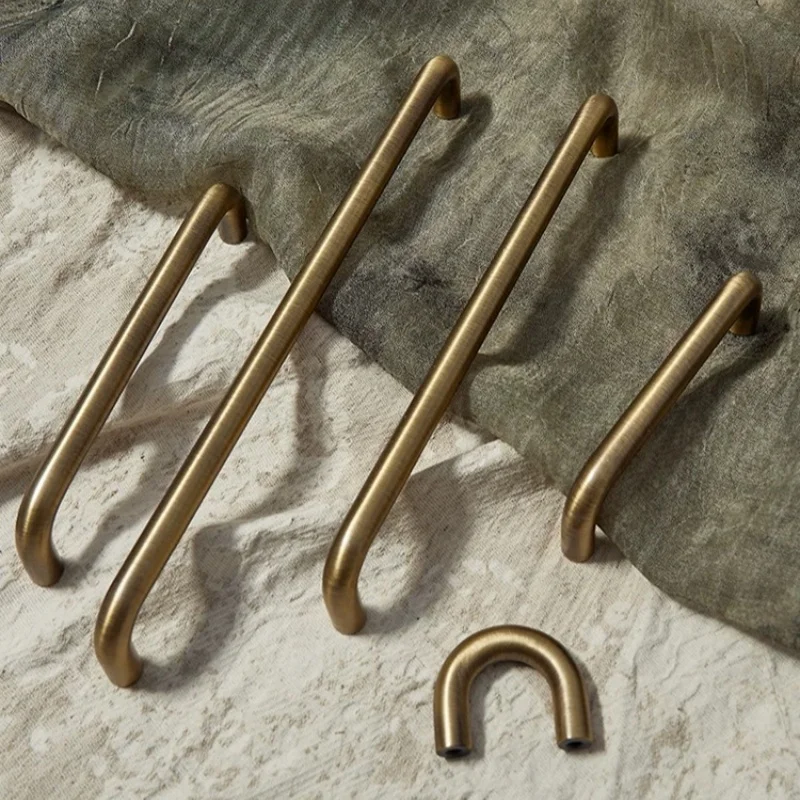 Antique Kitchen Cabinet Handles Cupboard Drawer Knobs Retro Wardrobe Door Pulls Vintage Home Furniture Cabinet Storage Handles
