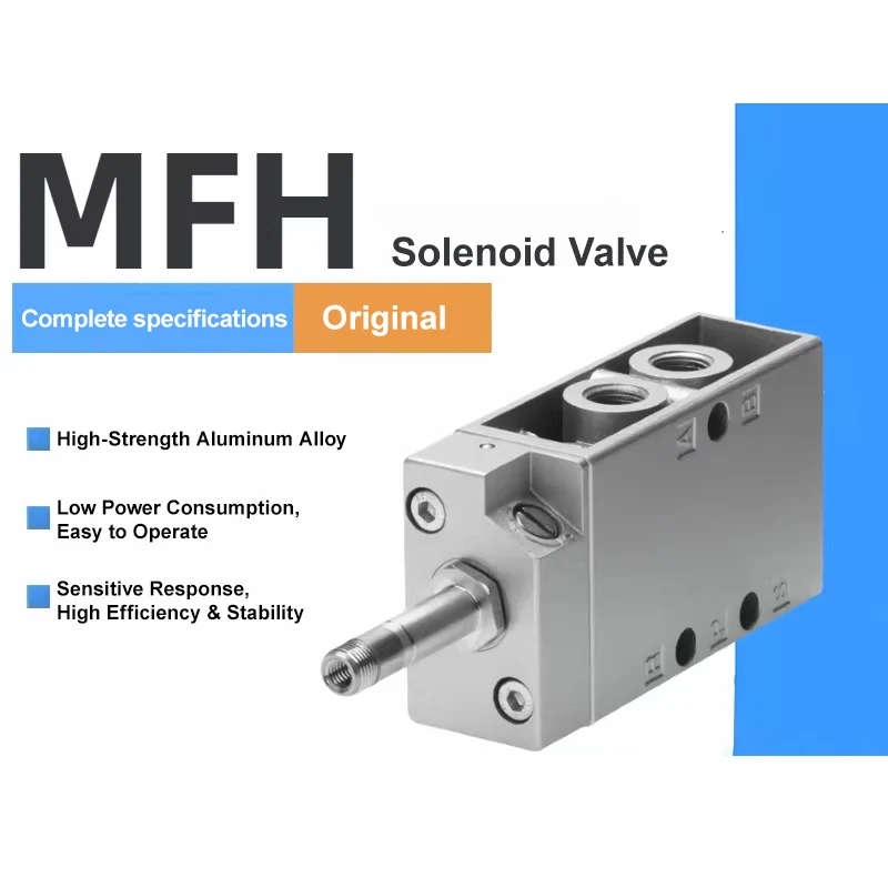 

Solenoid Valve FESTO Type MFH Series MFH-5-1/8-BMFH-5-1/4-BJMFH-5-1/8-BMFH-5-1/2 19758 6420 9982