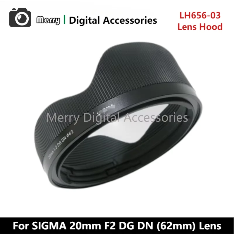 New Original Genuine Front Lens Hood LH656-03 For SIGMA 20mm F2 DG DN (62mm) Lens