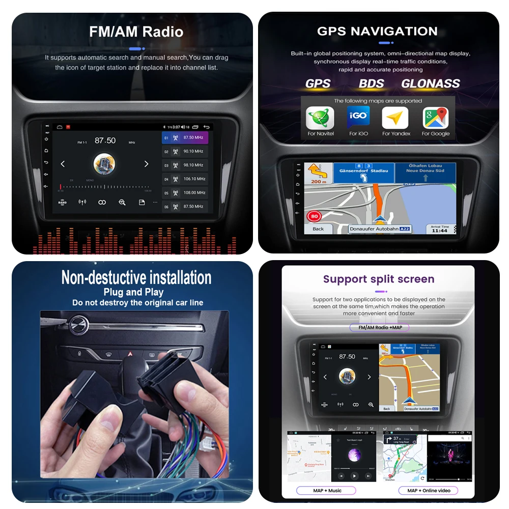 Android 13 Car Radio For Mitsubishi Outlander 3 GF0W GG0W 2012 - 2018 Multimedia Video Player Navigation GPS  WIFI 4G Carplay