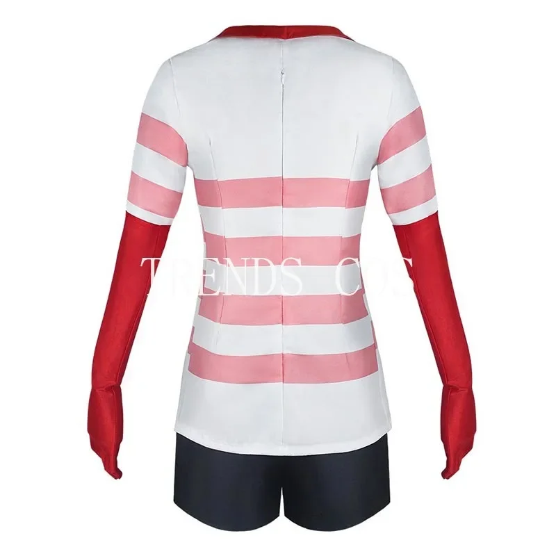 Dust Angel Cosplay Costume pour femme, Hazbin, uniforme d'hôtel, robe de fête d'anniversaire pour filles, costume de carnaval et d'Halloween