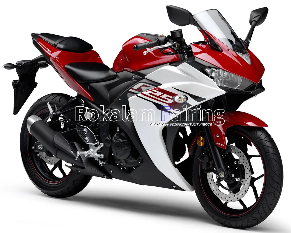 Fairing Kit For Yamaha R25 R 25 15 16 17 R3 R 3 2015 2016 2017 Red White Black  Motorbike Fairing (Injection Molding)