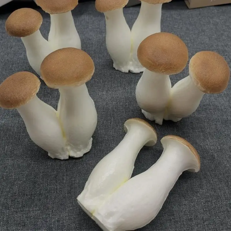 Boletus Artificial realista, modelo simulación verdura para cocinas caseras, decoración fiesta, 87HA