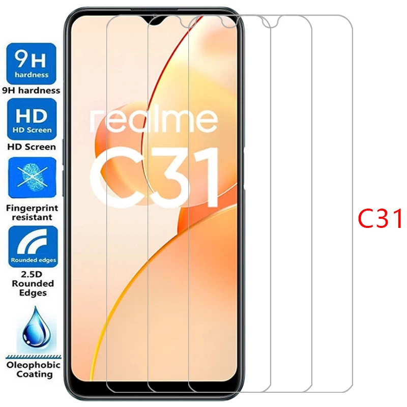 Фонарь для realme c31, закаленное стекло для realmec31 c 31 31c, задняя крышка 360 realmi realmic31 relme reame ralme real me c31case