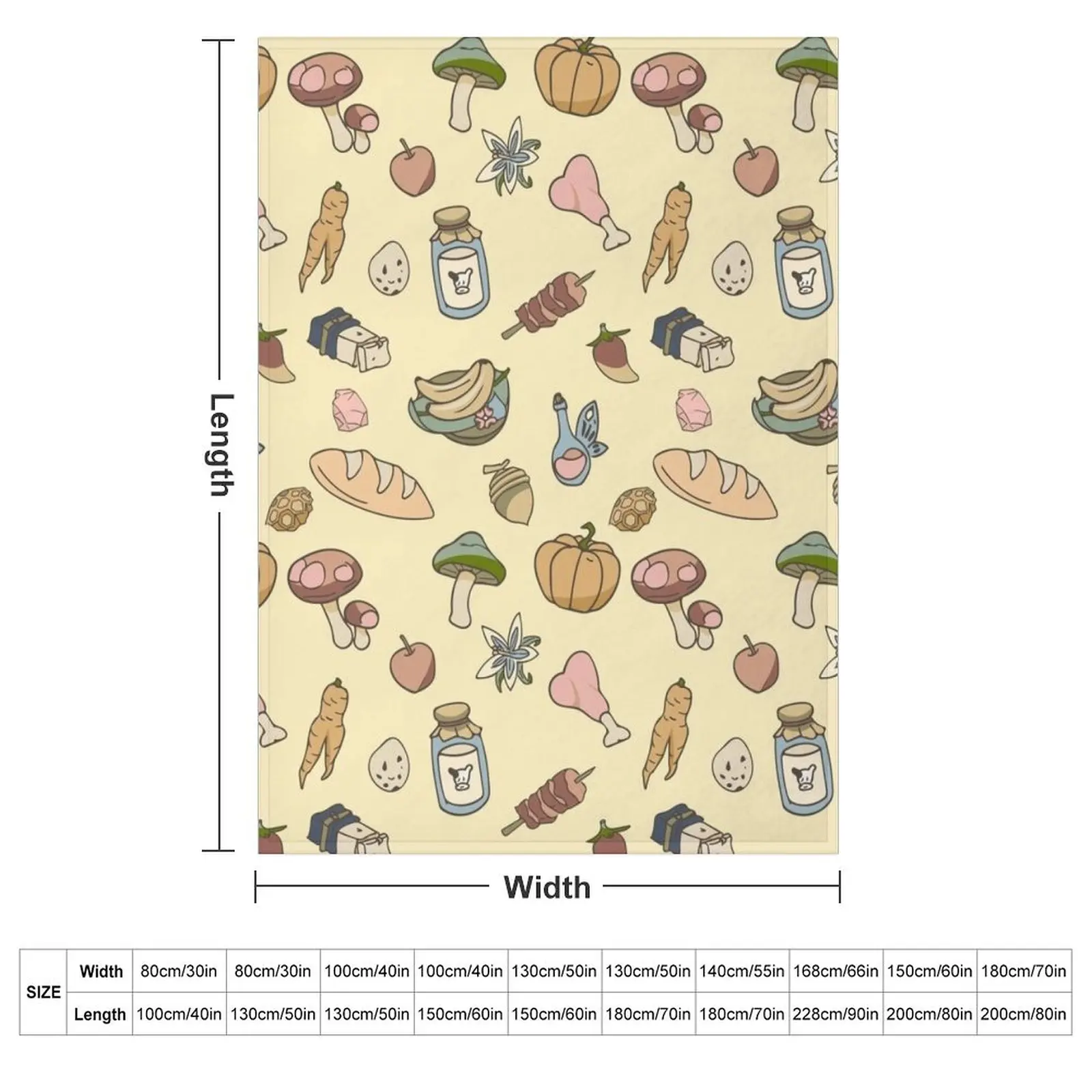 Hylian Wilderchef (Yellow Ver.) Throw Blanket Summer Beddings Personalized Gift Flannels Beautifuls Sofa Throw Blankets