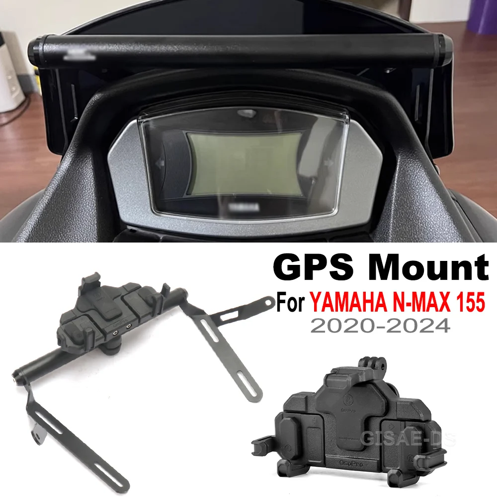 For YAMAHA NMAX 155 N-MAX 155 2020-2024 Phone Stand Holder Frame Bracket Motorcycle GPS Mount GPS Navigation Plate Bracket  ﻿