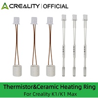 Creality 3D Printer K1/max24V60W Ceramic Heating Ring Hot End Nozzle Upgrade High Flow High Speed Hot End 100K Thermistor