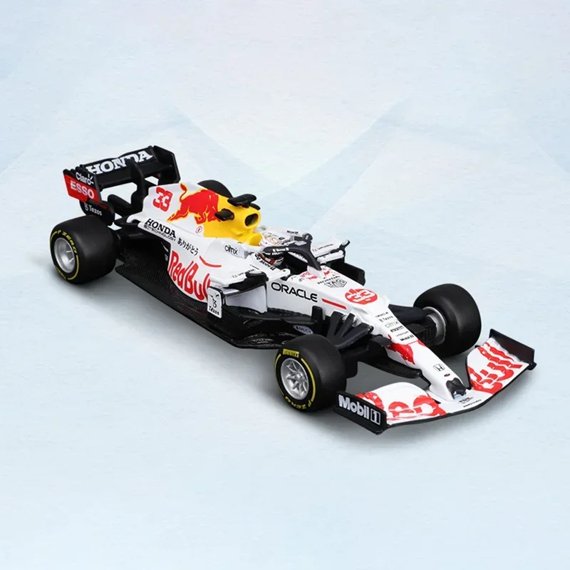 In Stock Bburago F1 1:43 Red Bull Rb16B Turkish Special Livery Alloy Miniature Diecast Model RB16 Formula Car Toy Christmas Gift