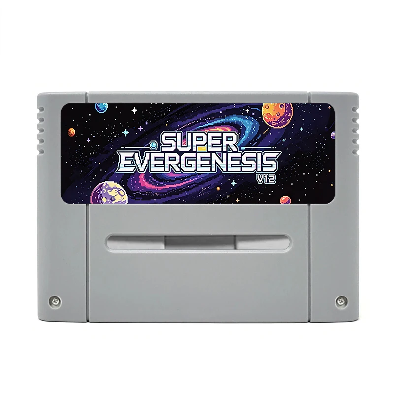 スーパーエバーゲネシスV12 3000 in 1 SFCゲームカード（SNES/SFC 16