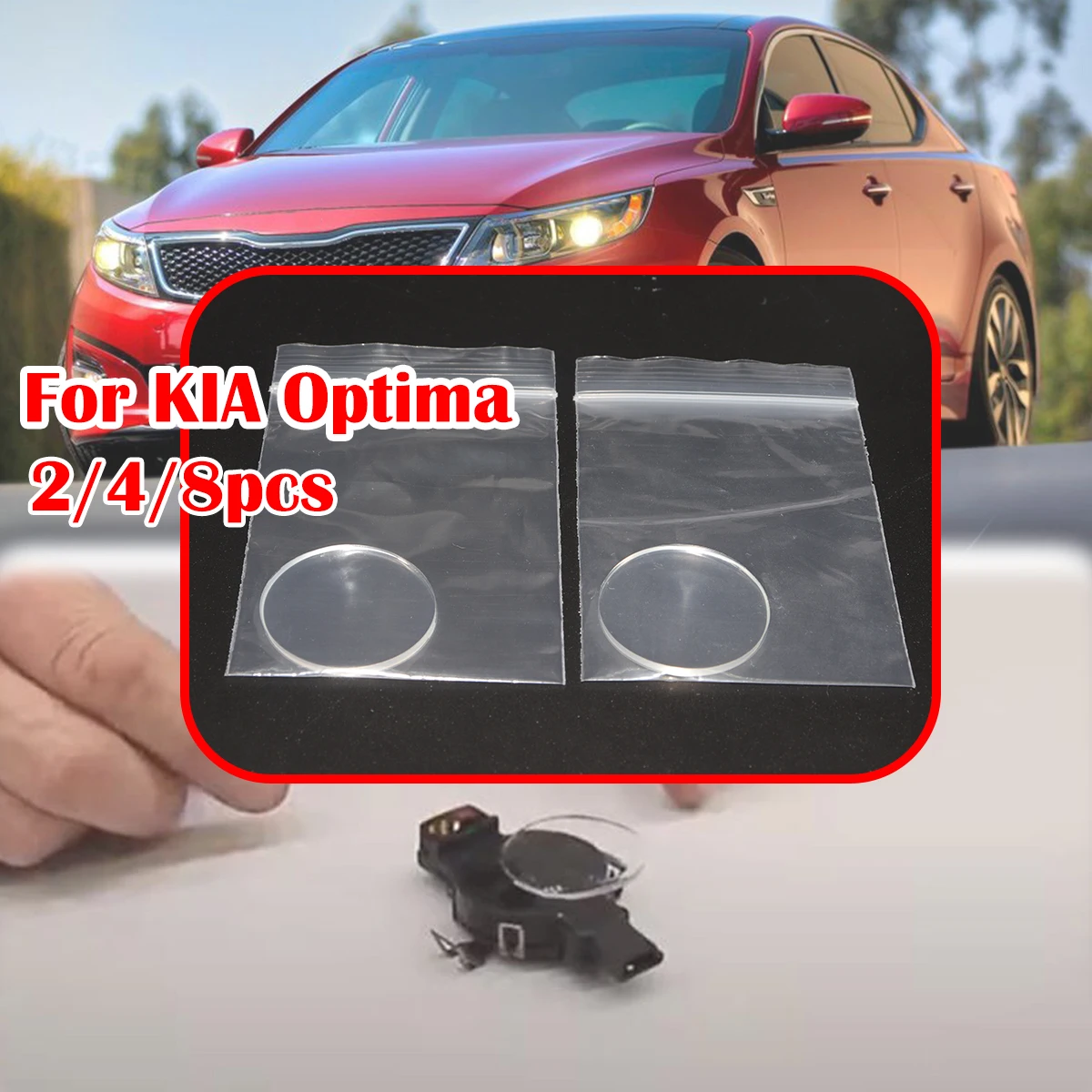 

For KIA Optima Rain Light Sensor Gel Pad Adhesive Film Silicone Cushion Windscreen Chip Repair Multi-Purpose Tape 9A795560920
