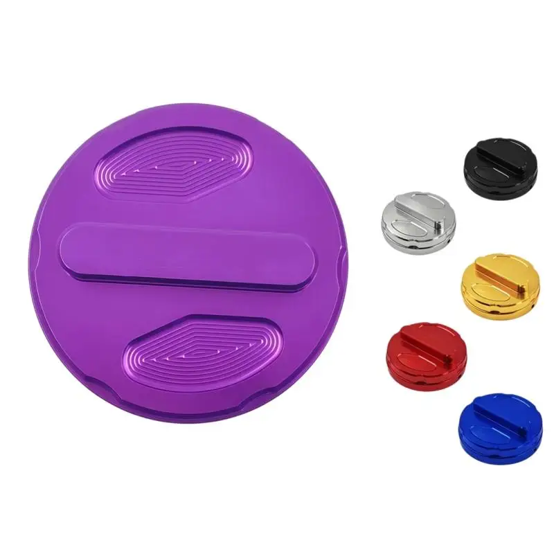 Motorcycle Modified Fuel Tank Cap High Hardness Aluminum Alloy Decorative Accessory for Motorbike Appearance Upgrade
