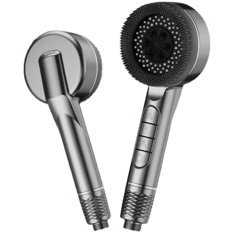

New 4 Modes Shower Head High Pressure Showerhead One-Key Stop Water Massage Shower Head With Filter Element Bathroom Accessories