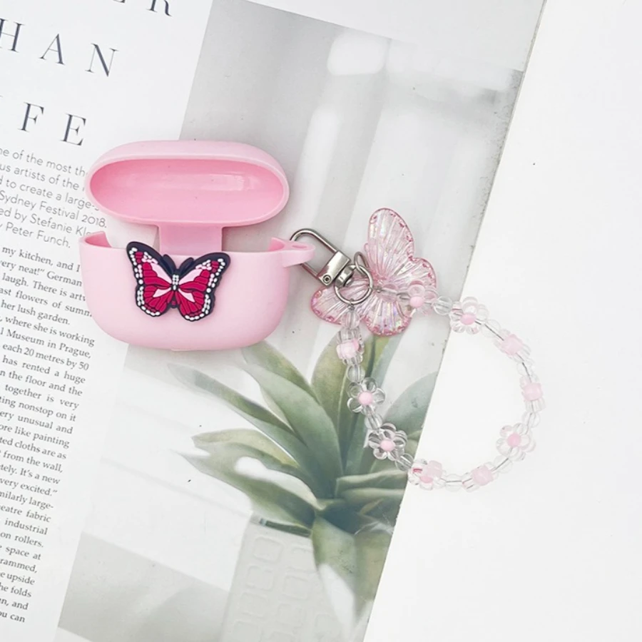 غطاء سماعة أذن ملون لهاتف HONOR Choice Earbuds X7 Lite /LCHSE X7Lite X7e /TiinLab S7 X7i حافظة من السيليكون مع غطاء مفتاح #1