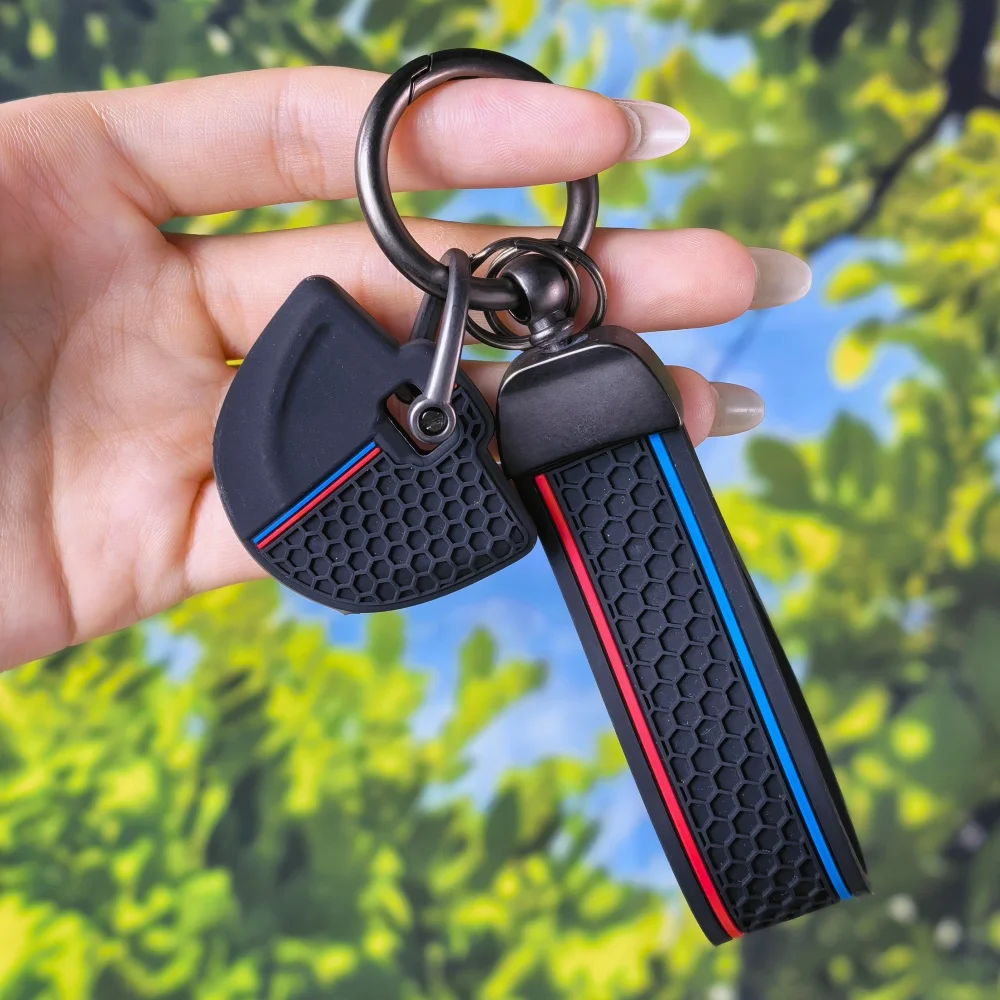 M Sport Honeycomb Key Shell With Key Chain For BMW F800R K1300GT K1200R R1200RT K1300R F650GS F800GS S1000RR R1200GS R1150