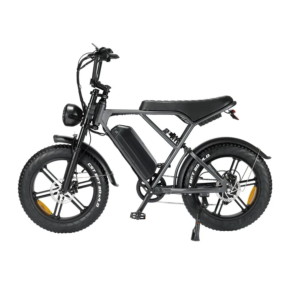 Bicicleta Eléctrica H9 con suspensión completa, de 20 pulgadas bici con ruedas anchas, 1000w, 1000w y 48v, almacén de la UE