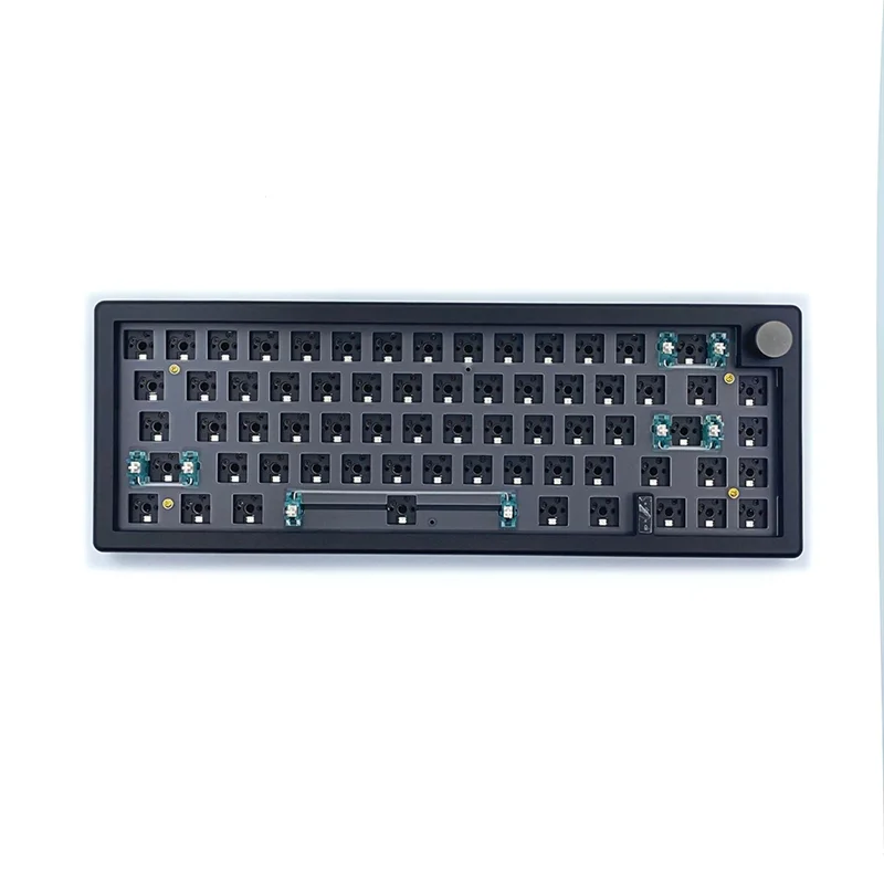 GMK67 Hot Swappable RGB Backlight Mechanical Keyboard Kit Bluetooth 2.4G Wireless 3 Mode Customized DIY Keyboard Black