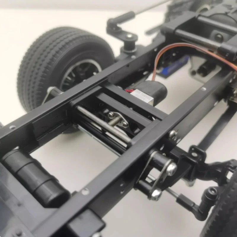 1 pçs metal preto modificação do eixo de elevador para 1/14 tamiya rc caminhão carro para scania 770s 6x4 56368 8x4 56371 peças diy