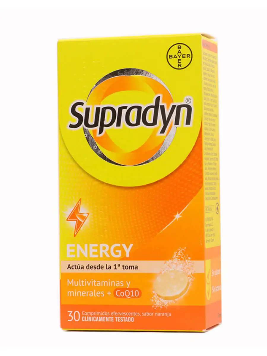 Supradyn®Energy orange flavor 30 effervescent tablets-provides energy and vitality