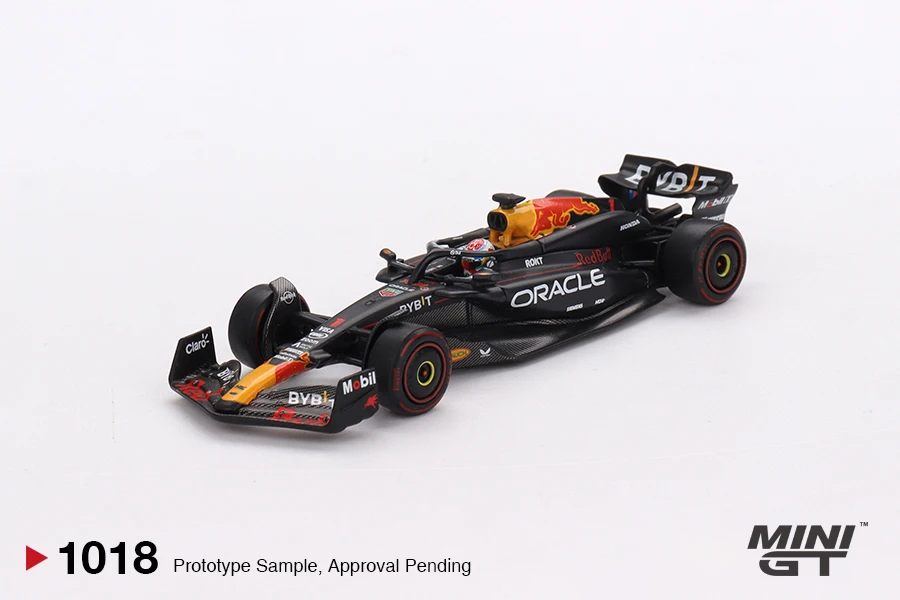 MINIGT 1/64 Oracle Red Bull Racing RB20 #1 Max Verstappen  2024 MGT01018-CH Cars Alloy Diecast Metal Model Kids Toys Boys