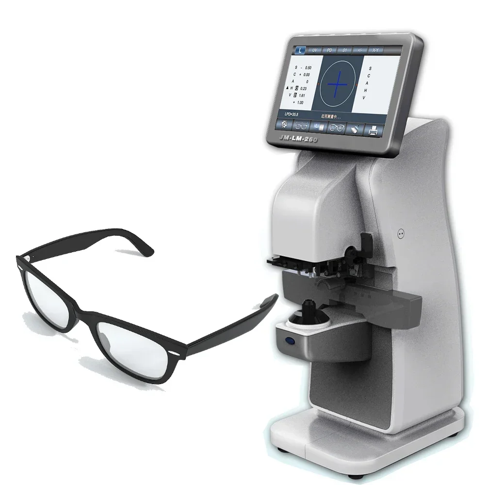 2025 Hot selling Optometry equipment Hot Sale Digital Lensometer with Blue and Green light test LM-260 auto lensmeter