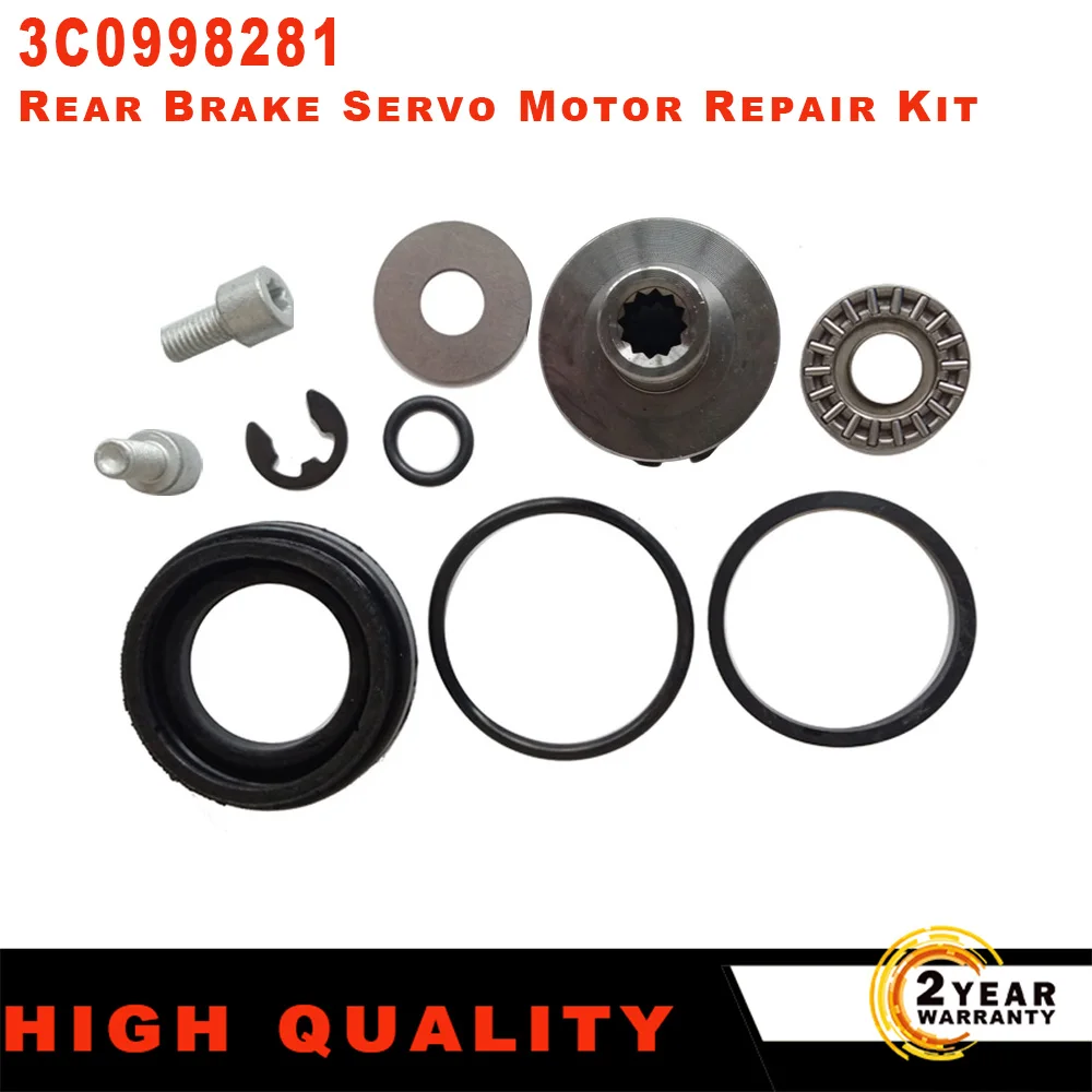Para audi vw passat freio traseiro kit de reparo eletrônico pinça do motor 12 torx 2008-2014 peças de automóvel 3c0998281 3c0998281a 3c0998281b