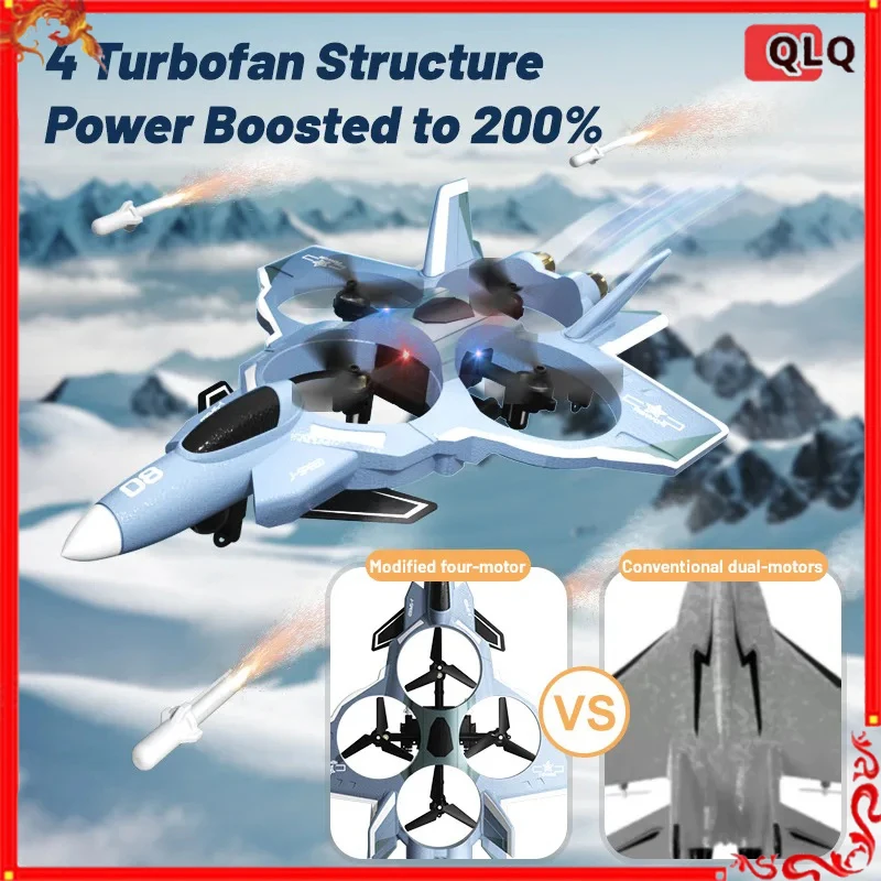 

Jjrc H121 Eva Missile Fighter Remote Control Aircraft 8K Aerial Photography RC Airplane Toy with Foam for Kids And Aviation Fans