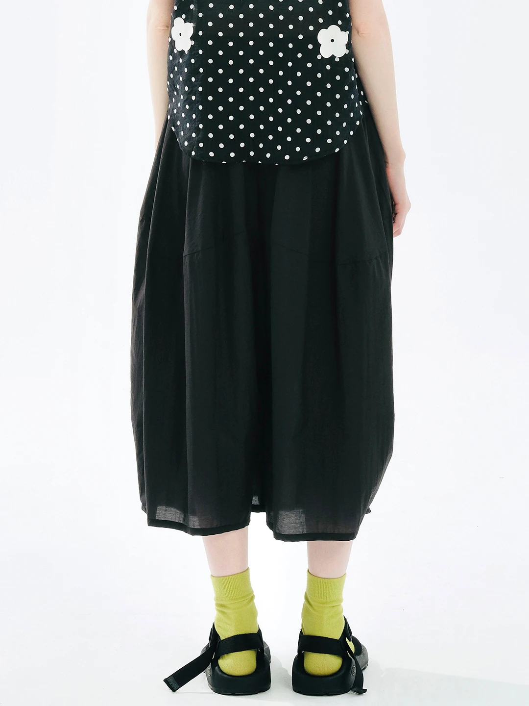 imakokoni 2024 summer new super cool thigh skirt pants wide leg skirt pants cropped pants 244714