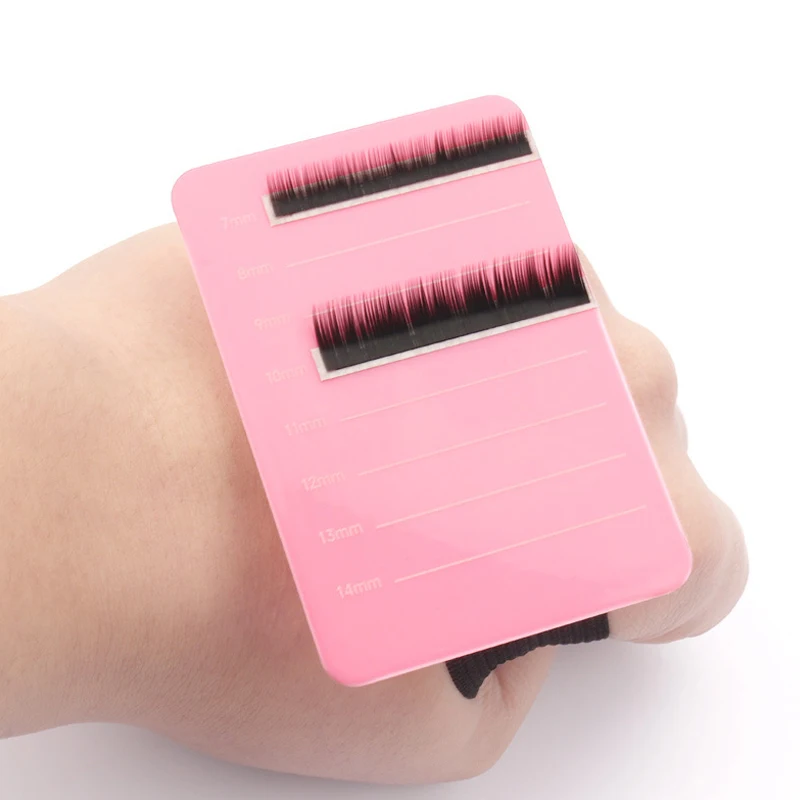 Adjustable Wrist Strap Eyelash Extension Hand Pallet Lash Tweezer Holder Storage Tray Tool
