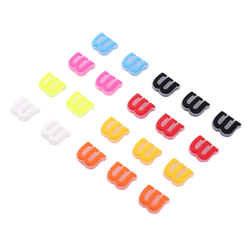 

Теннисный демпфер с алфавитом, экологически чистый силиконовый демпфер для теннисной ракетки, аксессуары для самостоятельного изготовления теннисных ракеток