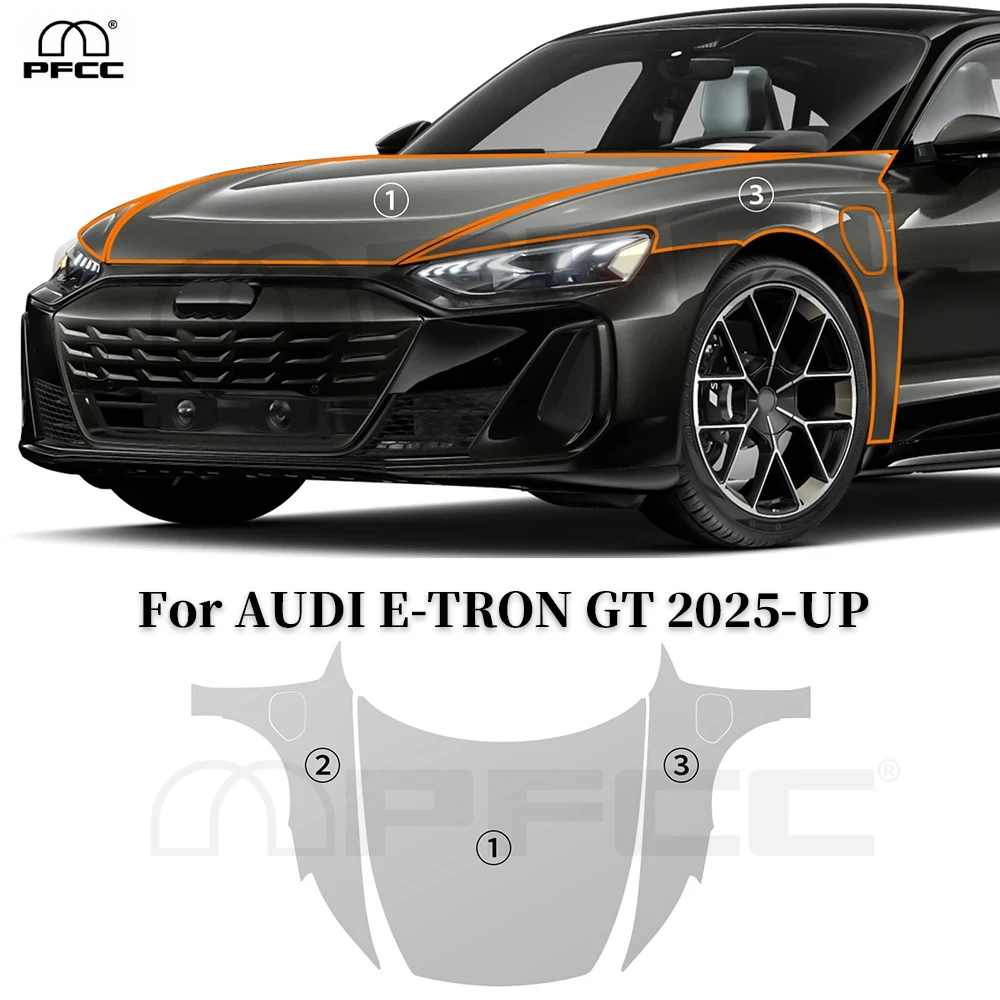 

Pre-cut PPF TPU Paint Protection Film For AUDI E-TRON GT 2025-UP Anti-scratch Car Body Clear Bra Self-Healing Invisible Cover