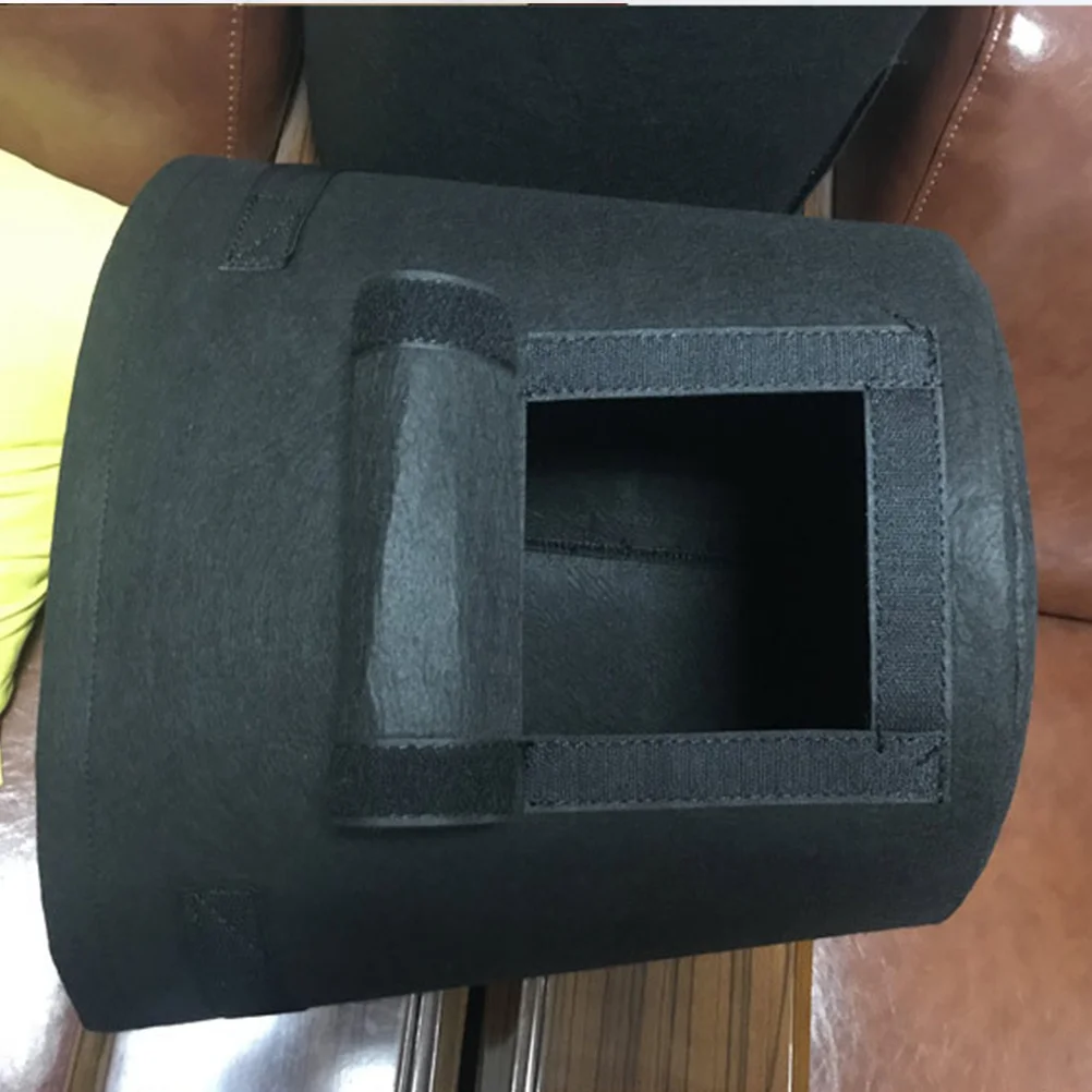 5 قطعة حقيبة زراعة النبات S 4 جالون أسود غير المنسوجة النسيج دائم تنفس مقاوم للماء تعزيز غرزة تصميم زراعة حقيبة